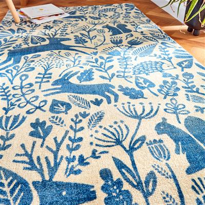SL-23508 : Tapis imprimé sur laine