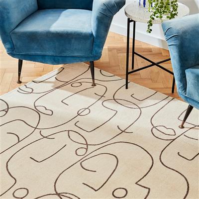 SL-23801 : Tapis imprimé sur laine