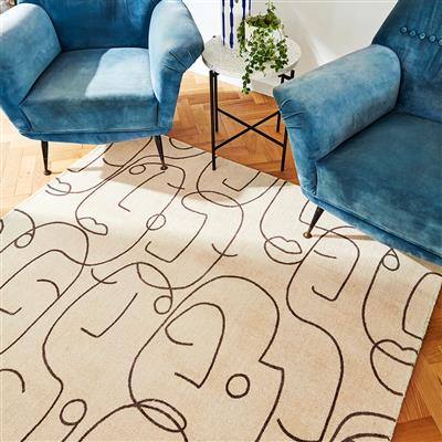 SL-23801 : Tapis imprimé sur laine