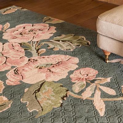 LA-78607 : Tapis LAURA ASHLEY en laine tuftée