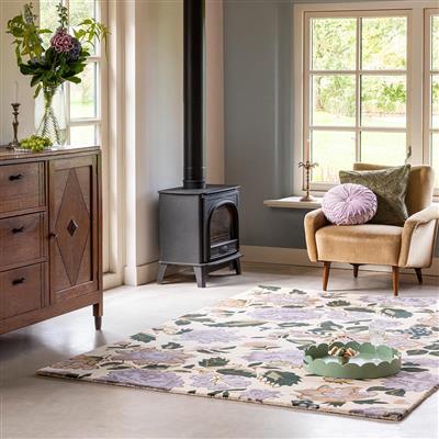LA-83104 : Tapis LAURA ASHLEY en laine tuftée