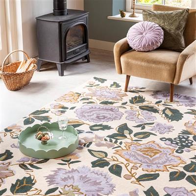LA-83104 : Tapis LAURA ASHLEY en laine tuftée