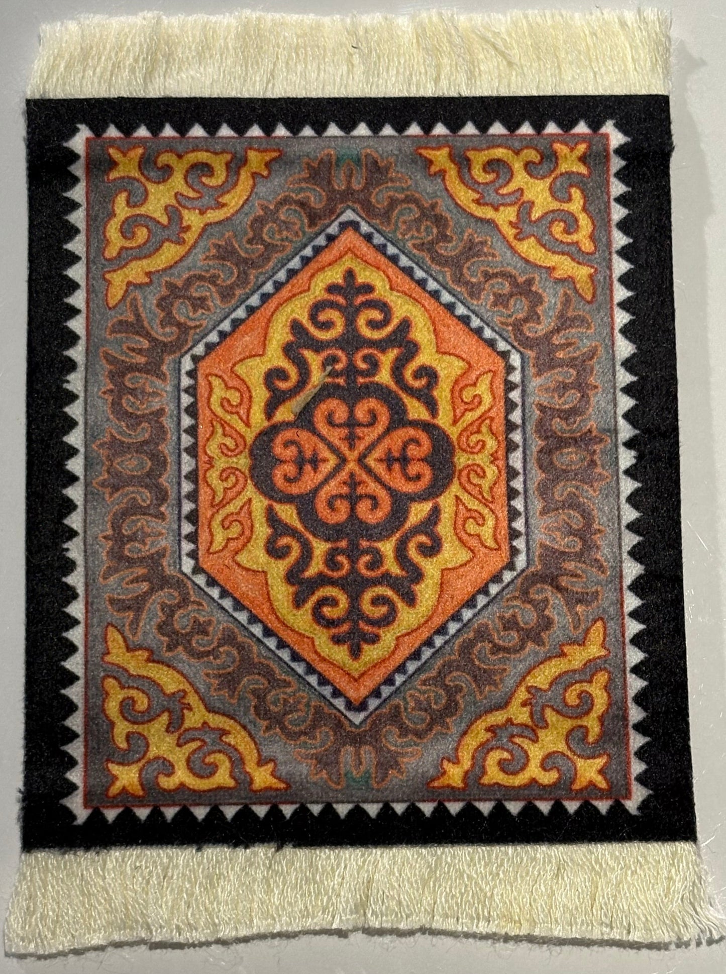 Sous-verres imitation tapis orientaux (Réduction à l'achat de plusieurs)