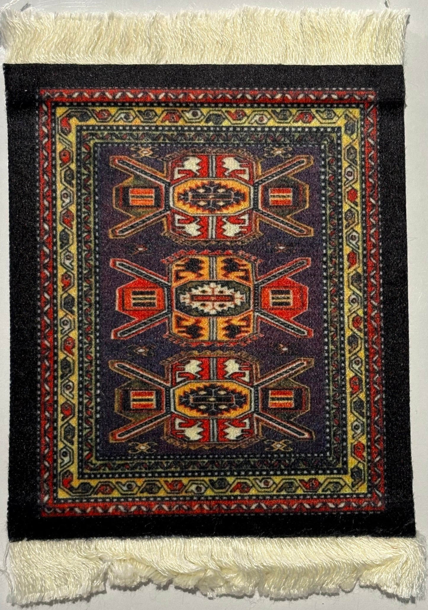 Sous-verres imitation tapis orientaux (Réduction à l'achat de plusieurs)