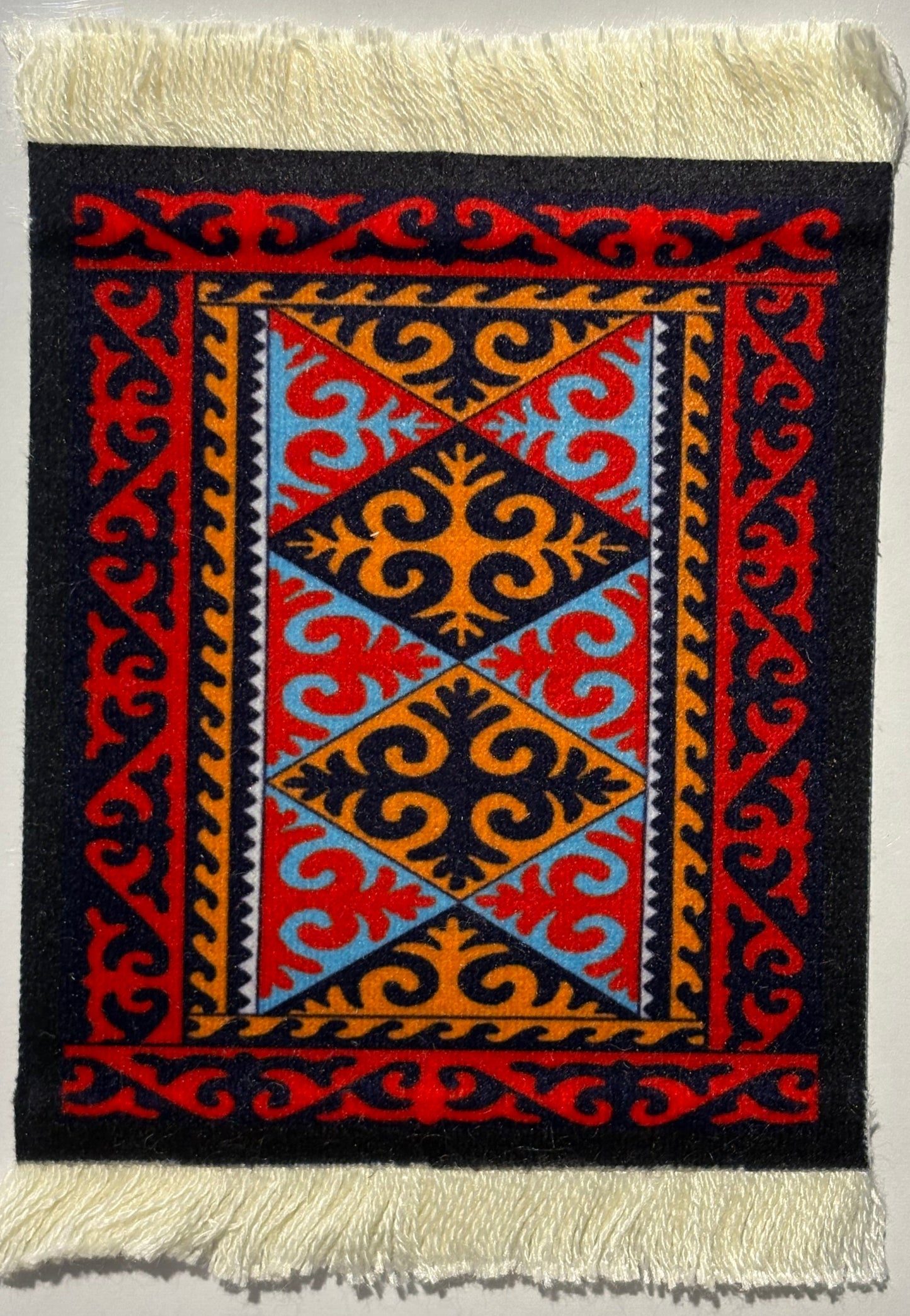Sous-verres imitation tapis orientaux (Réduction à l'achat de plusieurs)