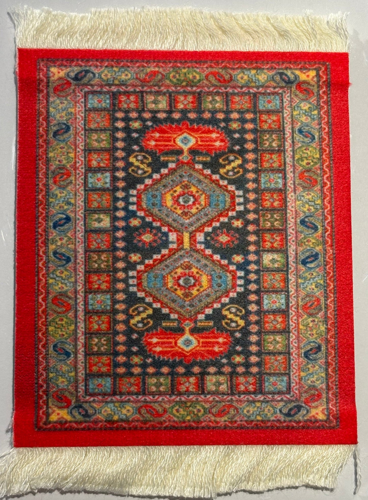 Sous-verres imitation tapis orientaux (Réduction à l'achat de plusieurs)