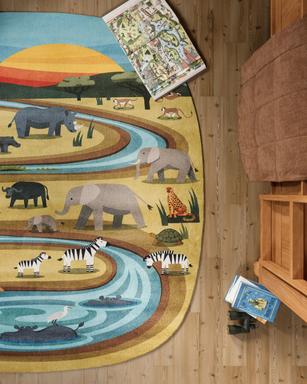 PLG-501 : Tapis pour enfant en polyester doux