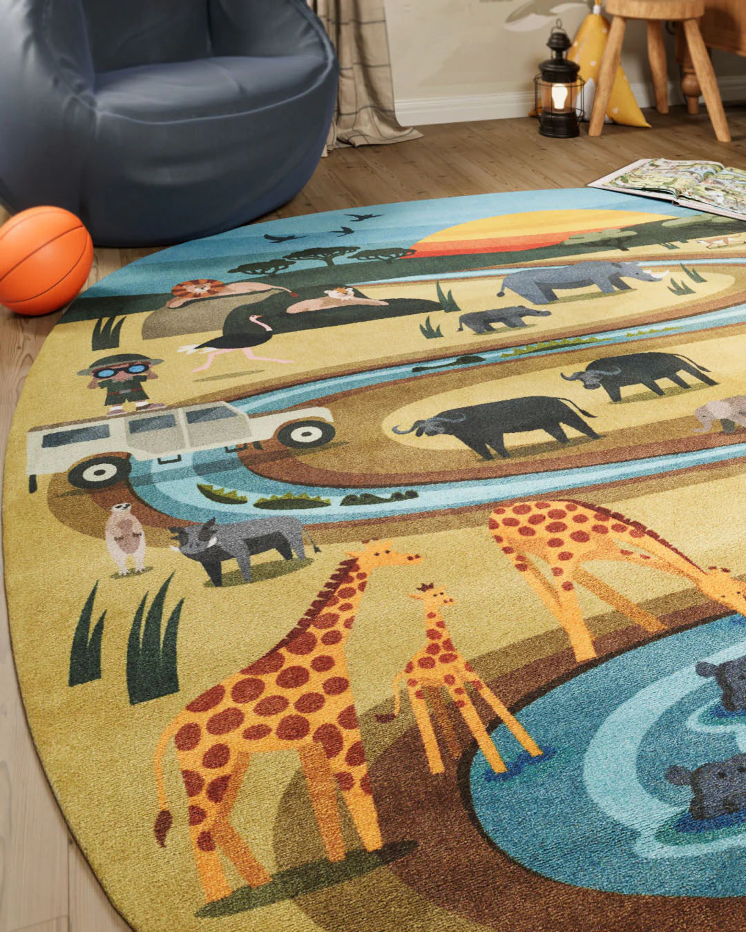 PLG-501 : Tapis pour enfant en polyester doux