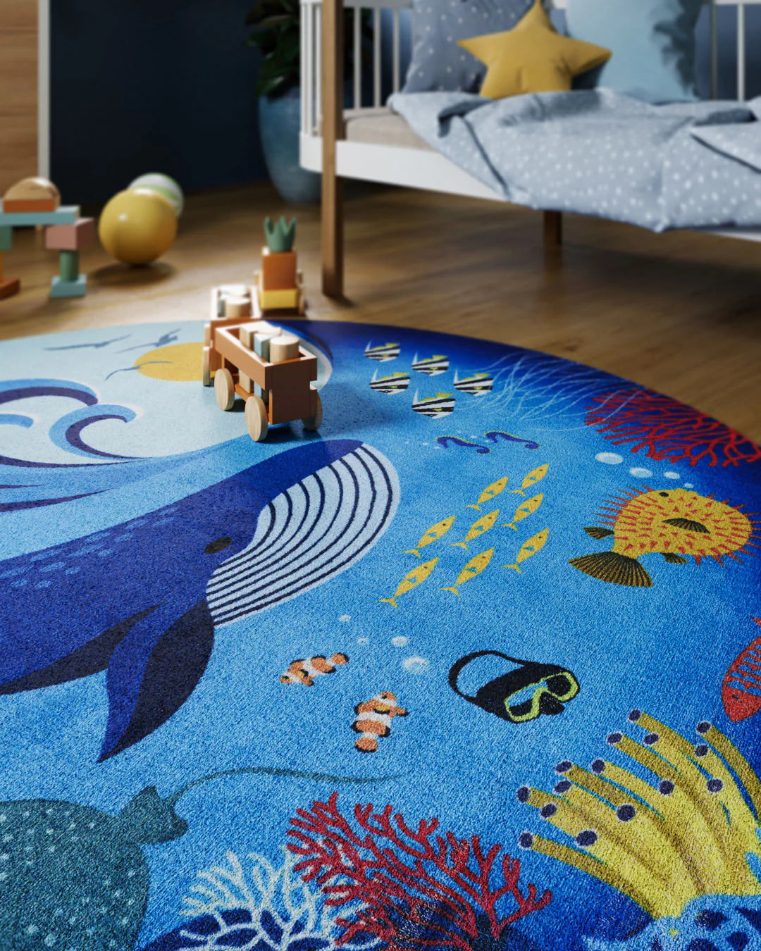 PLG-301: Soft polyester rug for children