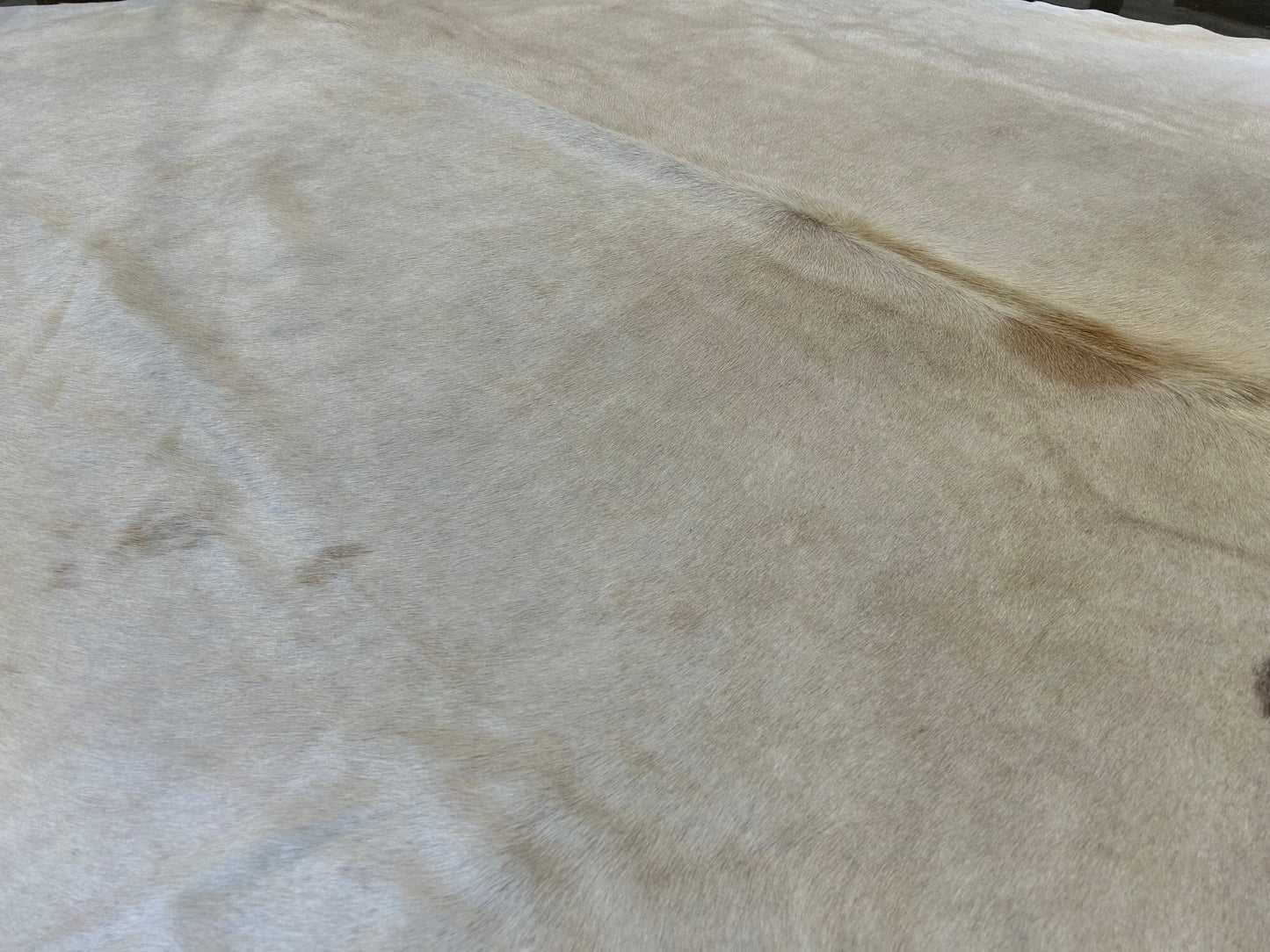 LL-7 : Tapis peau de vache - Très grande ivoire / beige