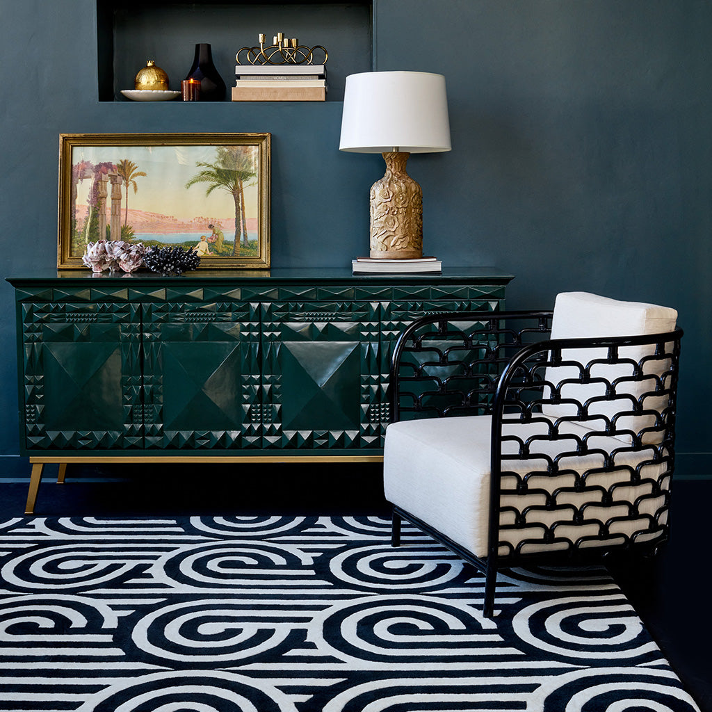 FB-39205 : Tapis FLORENCE BROADHURST en laine tuftée