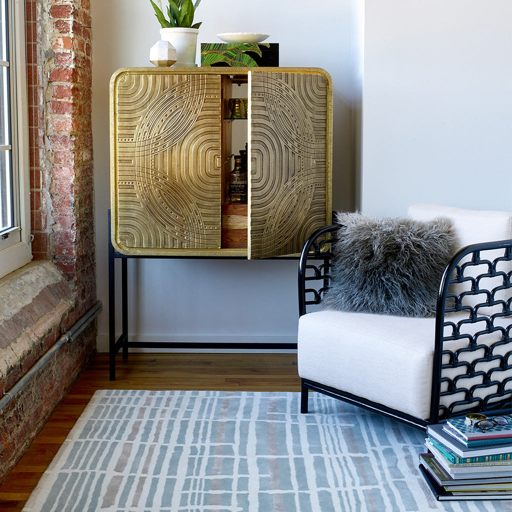 FB-39808 : Tapis FLORENCE BROADHURST en laine tuftée
