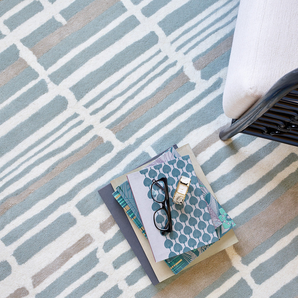 FB-39808 : Tapis FLORENCE BROADHURST en laine tuftée
