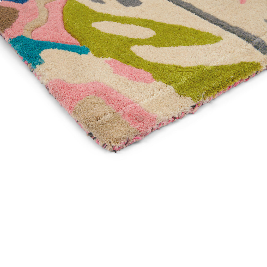 SRP-45005 : Tapis en laine tuftée