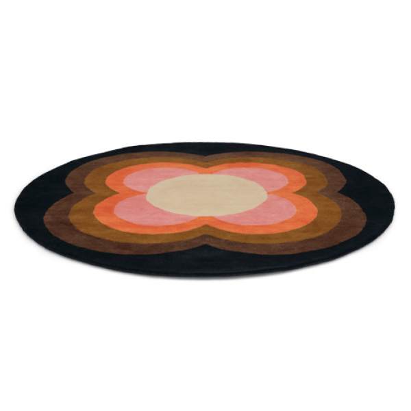 SFP-6: ORLA KIELY round tufted wool rug