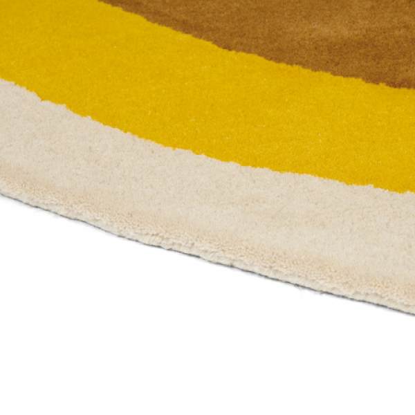 SFY-6 : Tapis ORLA KIELY rond en laine tuftée