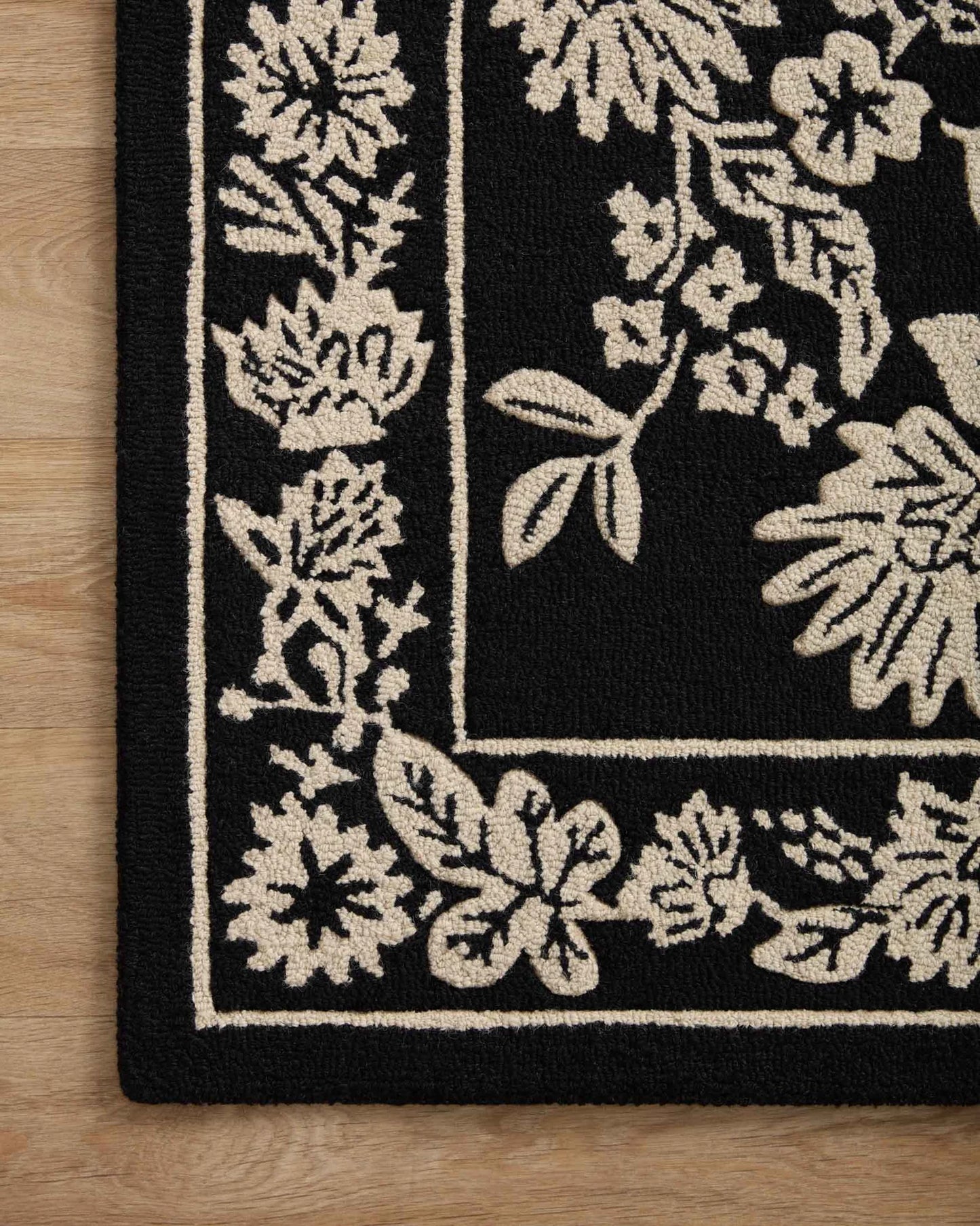 AB-101: RIFLE PAPER & CO wool rug - hand-knotted