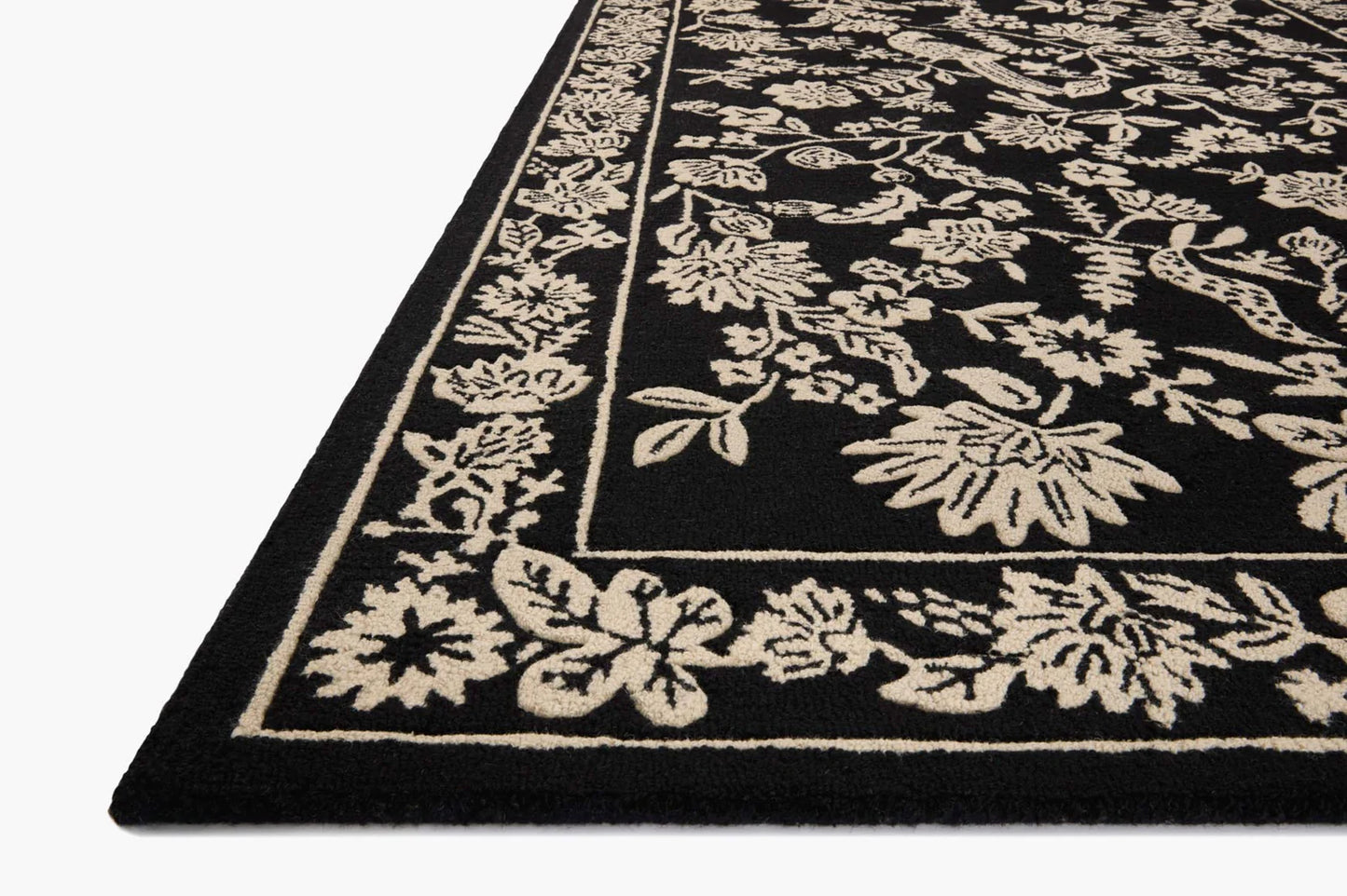 AB-101: RIFLE PAPER & CO wool rug - hand-knotted