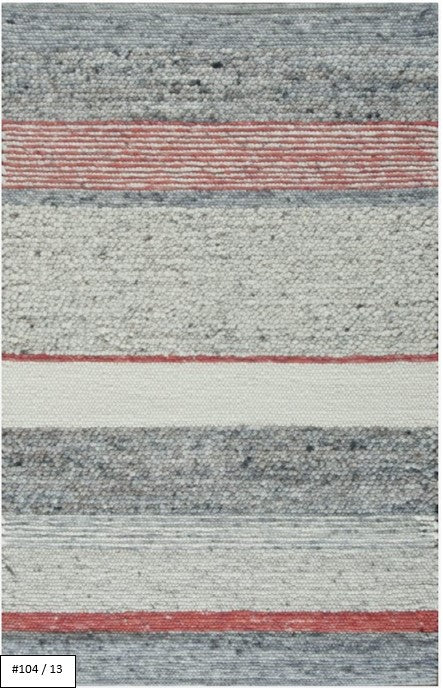 Salsa-W: High Range wool rug - hand knotted / Customizable colors