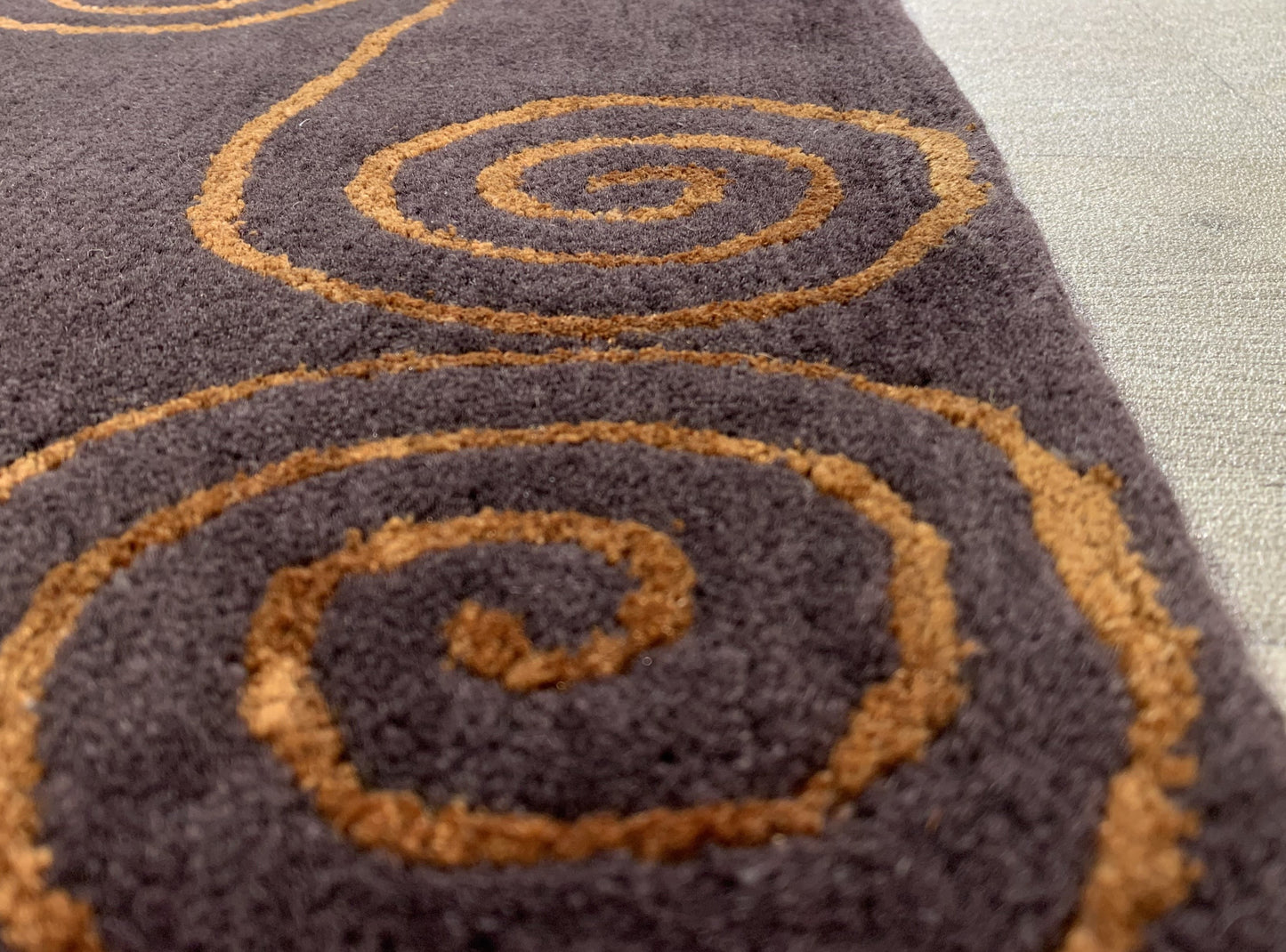 Tapis Népalais contemporain en laine - noué main