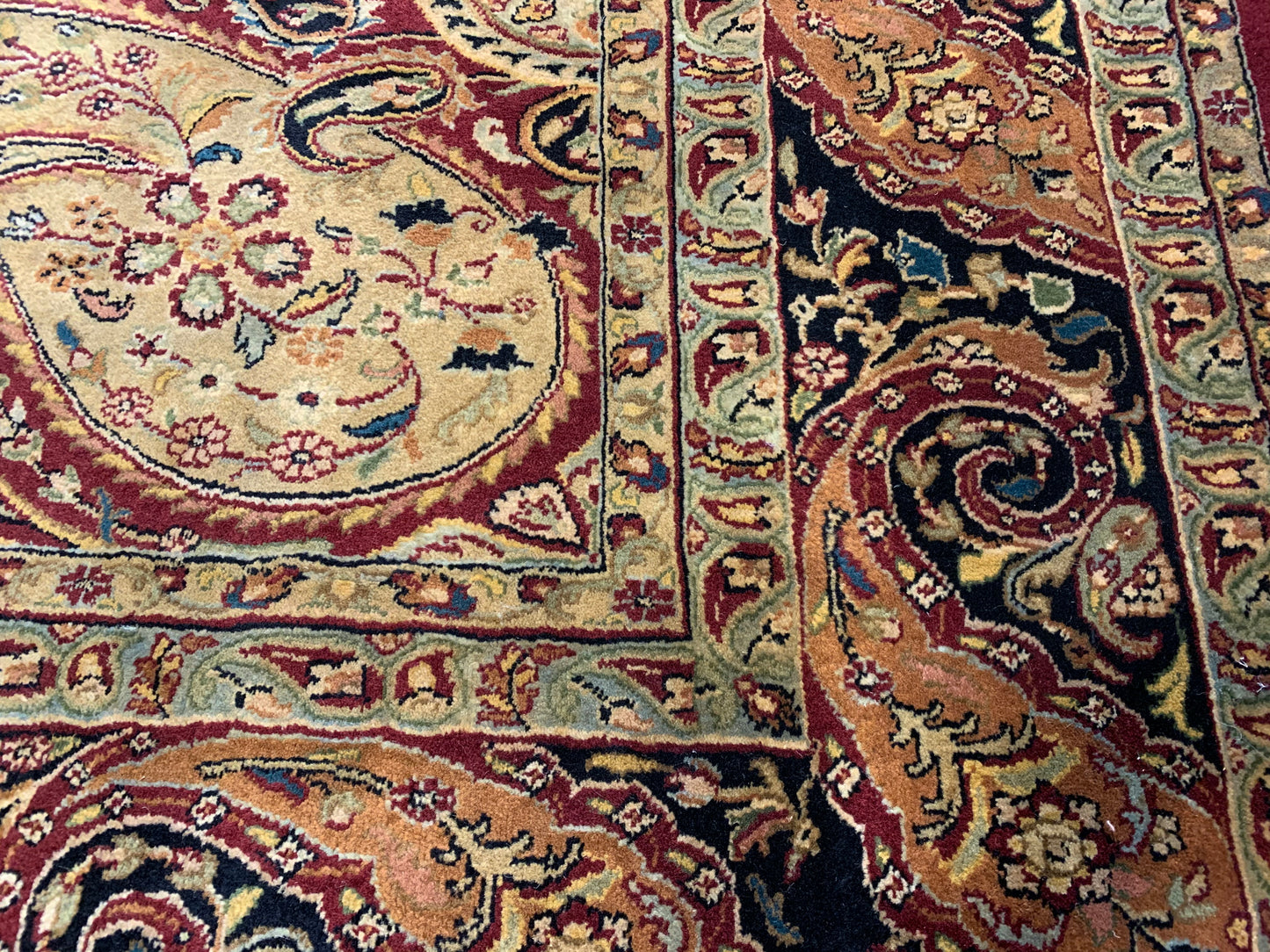 Tapis Indo-Persan classique en laine - noué main