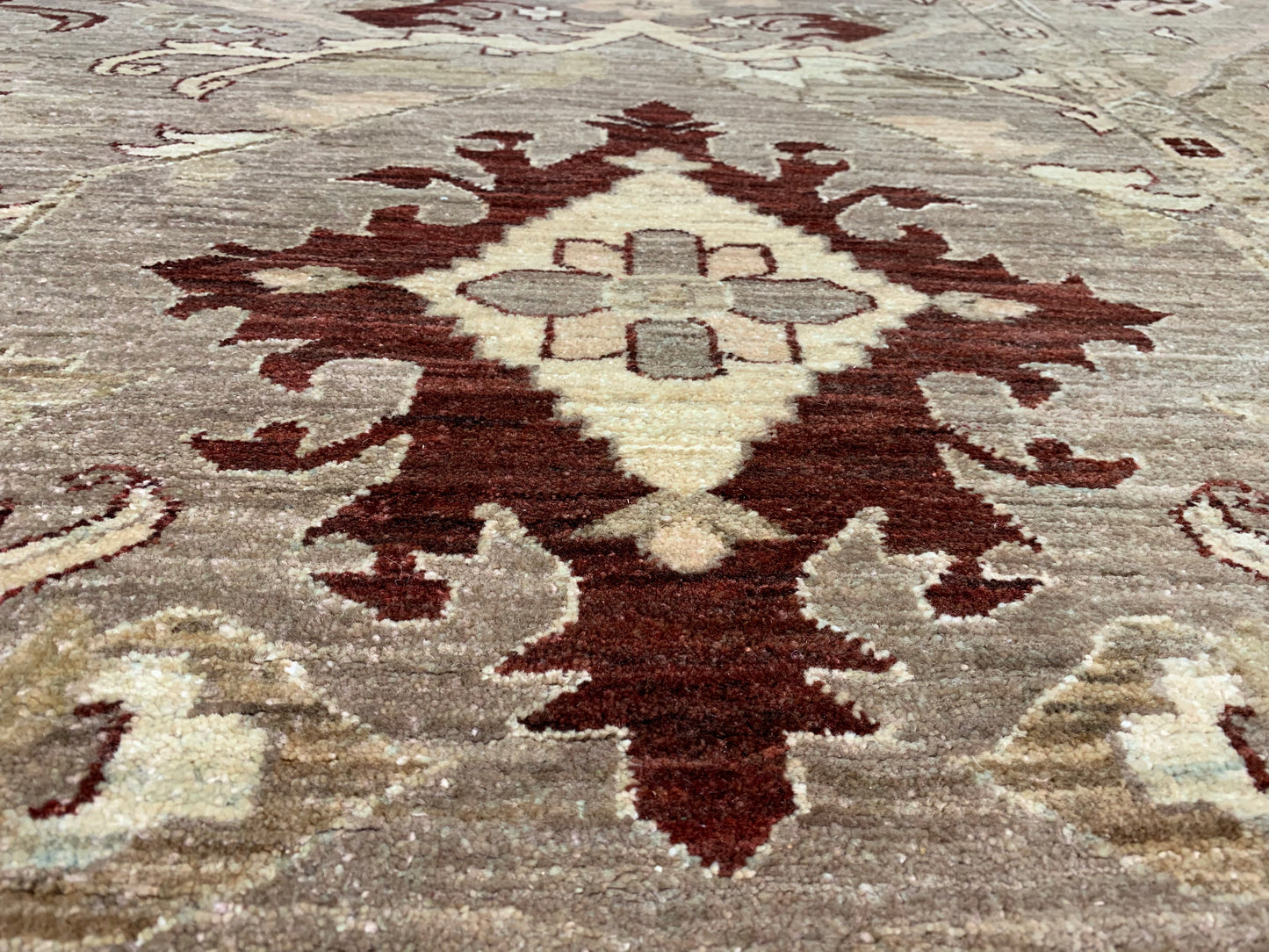Tapis classique en laine Chobi - noué main