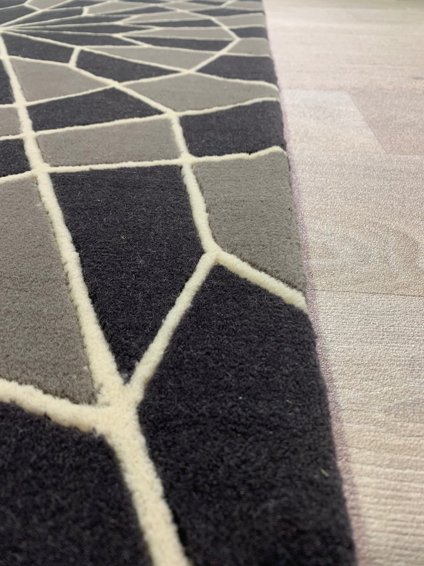 Tapis à motifs géométriques
