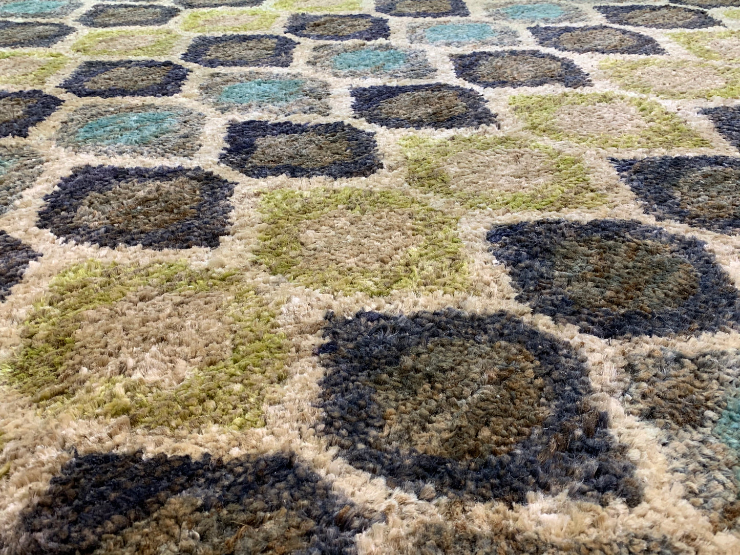 Tapis à motif en jute