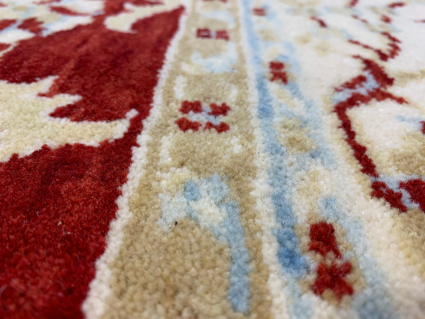 Tapis classique en laine & bambou