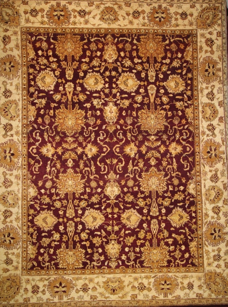 Tapis classique en laine - noué main
