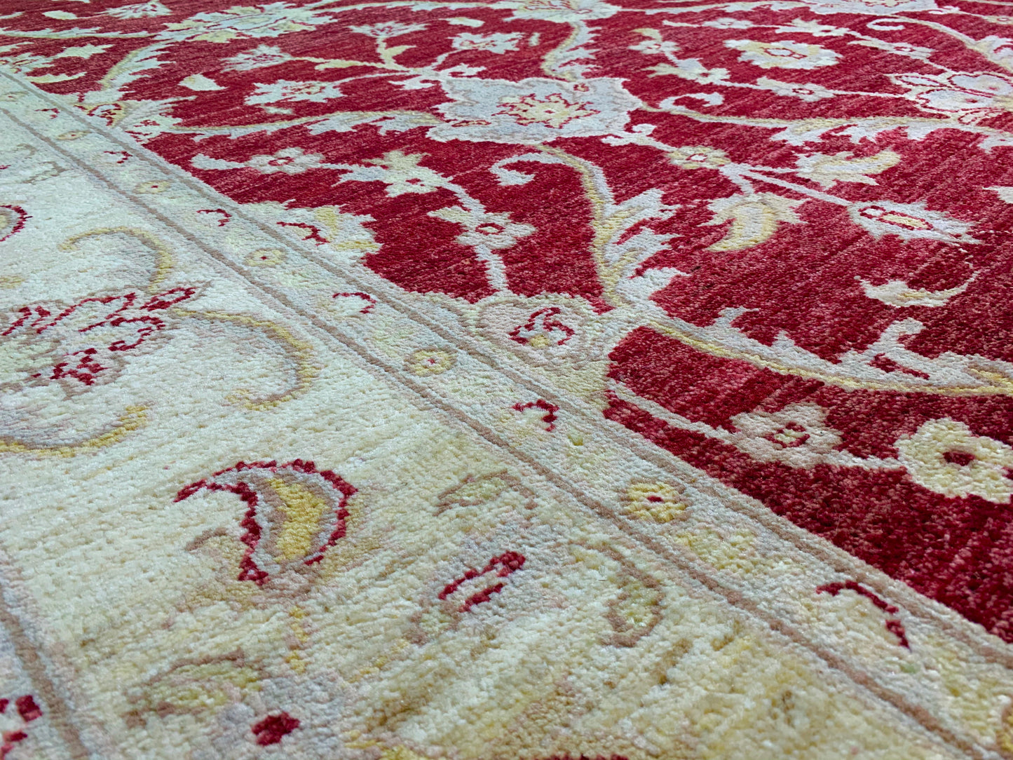 Tapis classique en laine Chobi - noué main
