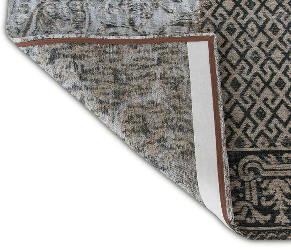 V-120 : Tapis patchwork en Jacquard
