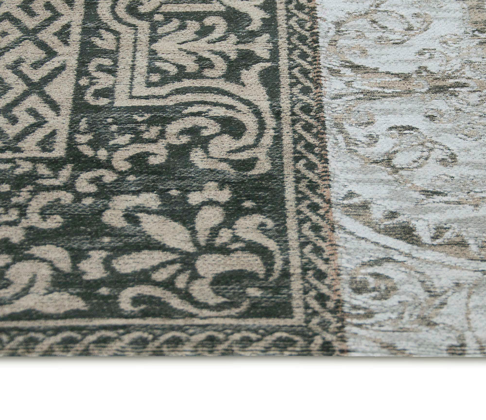 V-120 : Tapis patchwork en Jacquard