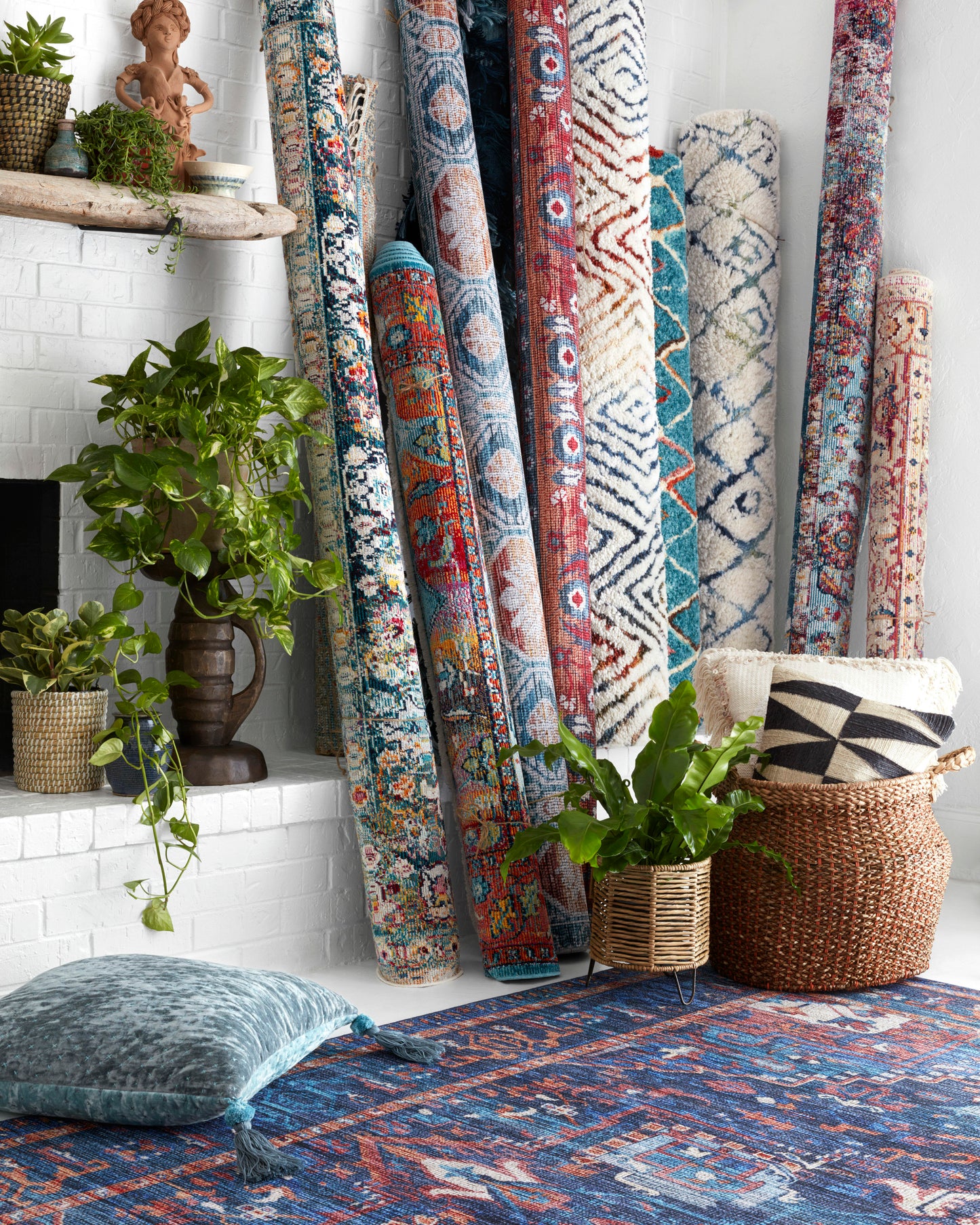 SI-601 : Tapis JUSTINA BLAKENEY en fibre synthétique