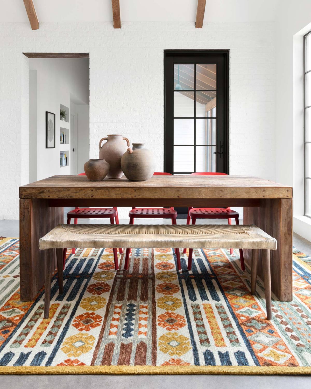 ZR-801: Wool rug - hand knotted