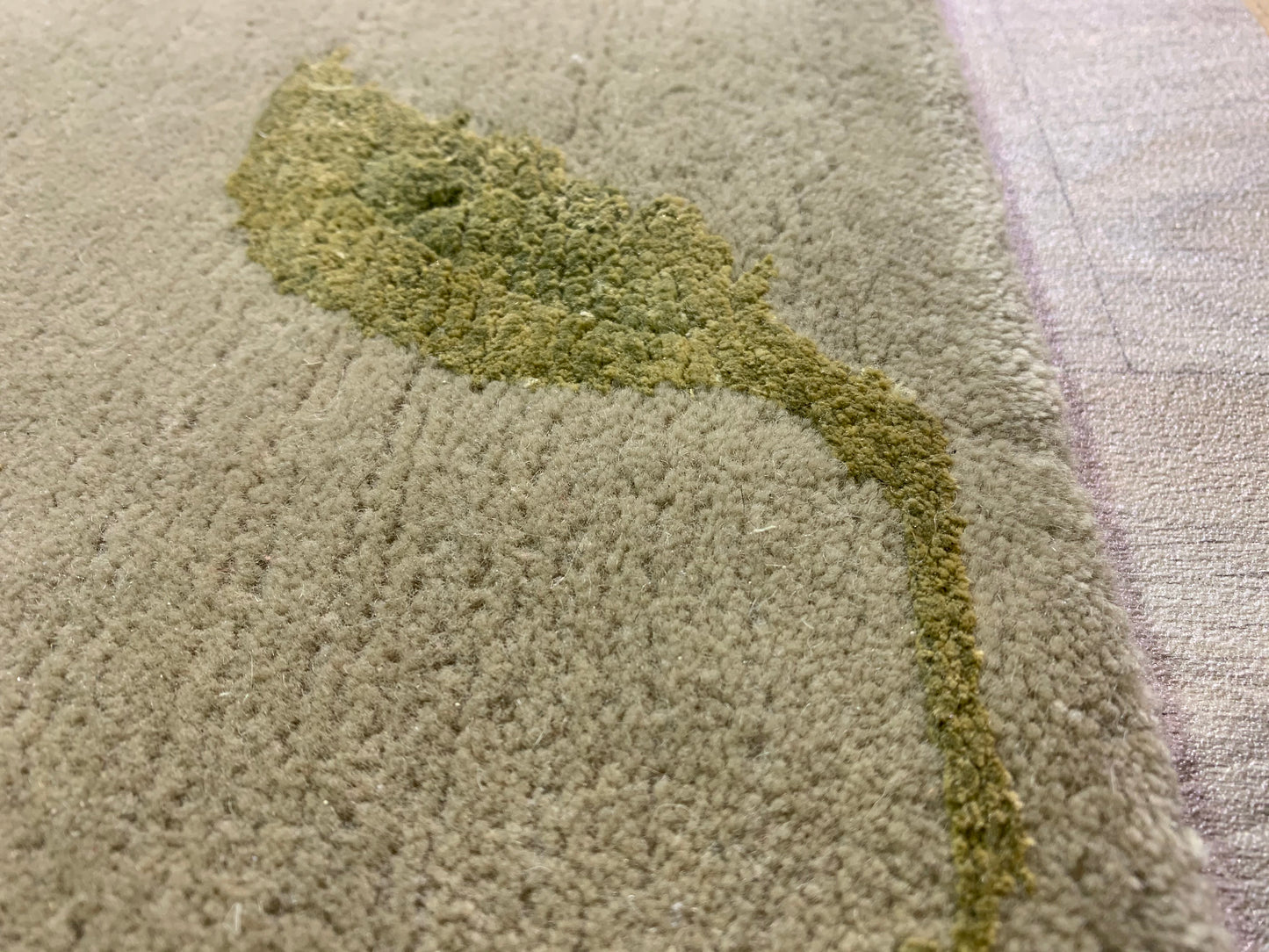 C-7049 : Tapis en laine & soie - noué main