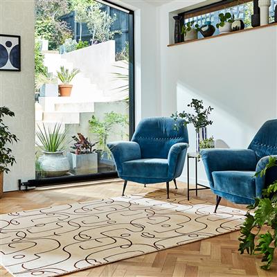 SL-23801 : Tapis imprimé sur laine