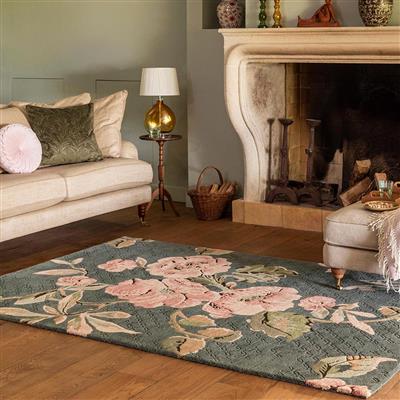 LA-78607 : Tapis LAURA ASHLEY en laine tuftée