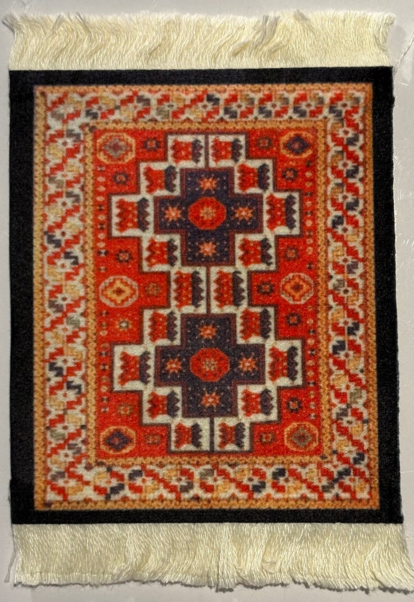 Sous-verres imitation tapis orientaux (Réduction à l'achat de plusieurs)