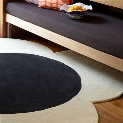 FS-58409 : Tapis ORLA KIELY rond en laine tuftée