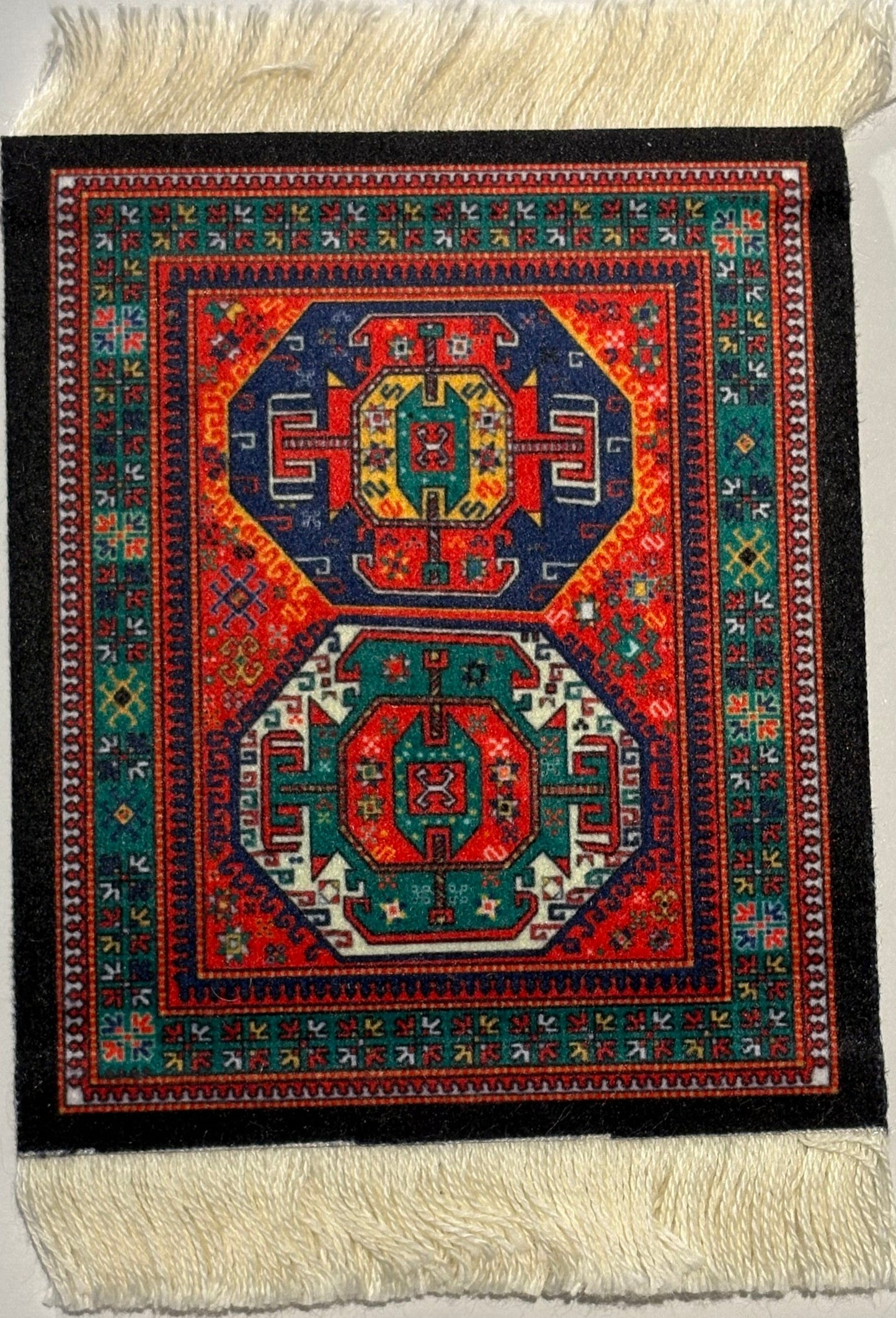 Sous-verres imitation tapis orientaux (Réduction à l'achat de plusieurs)