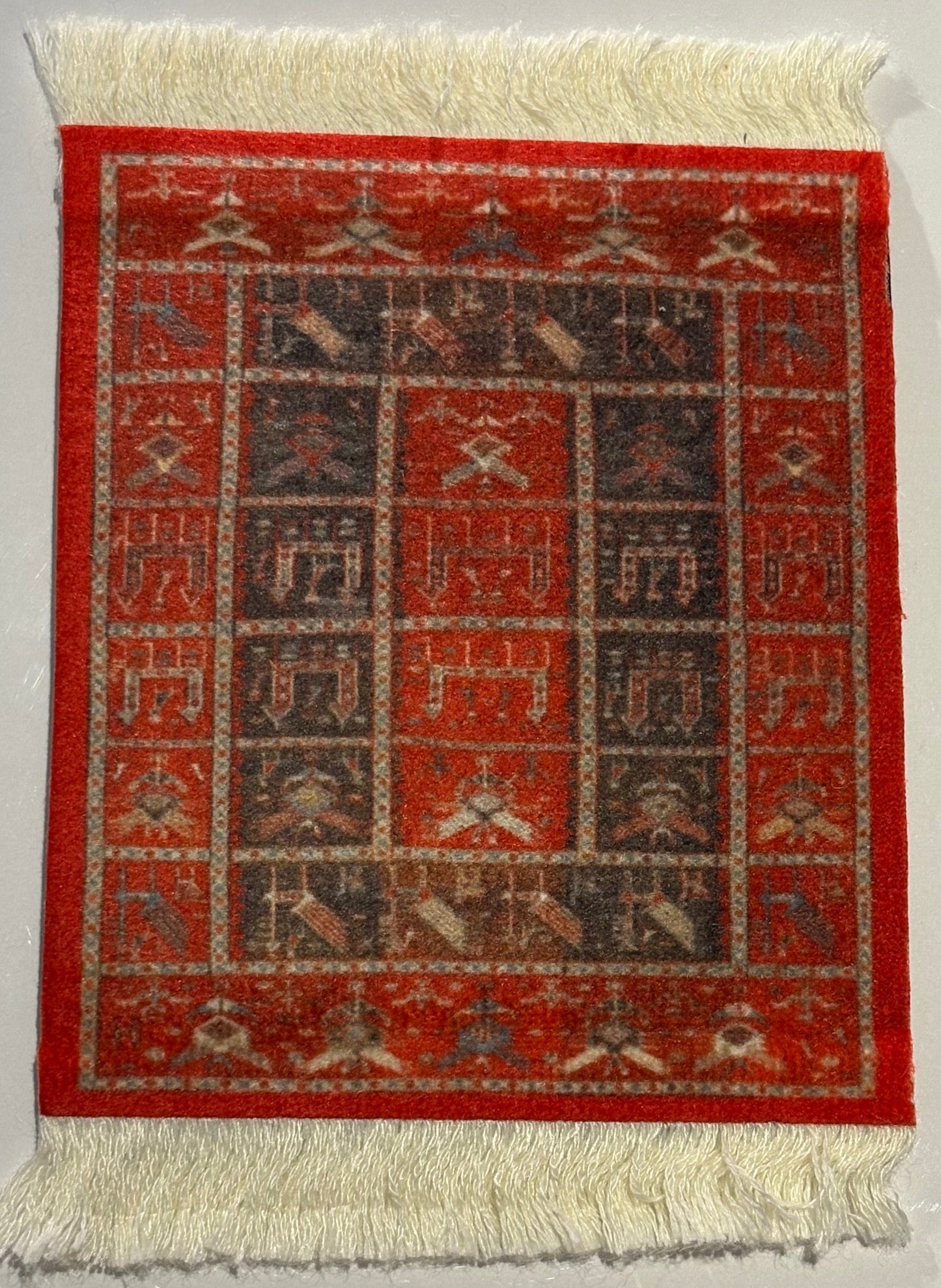 Sous-verres imitation tapis orientaux (Réduction à l'achat de plusieurs)