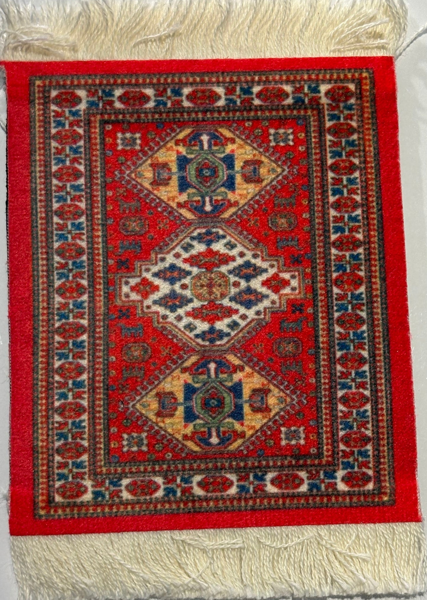 Sous-verres imitation tapis orientaux (Réduction à l'achat de plusieurs)