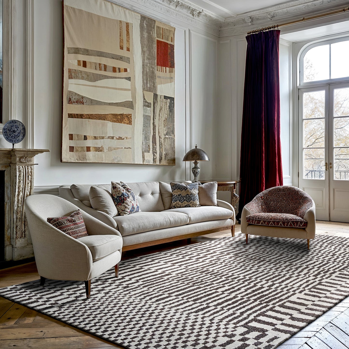 BE-301 : Jacquard Rug