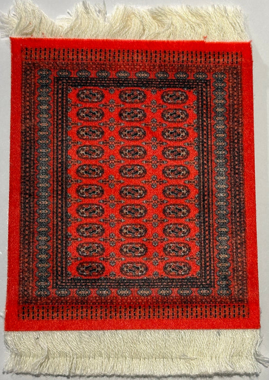 Sous-verres imitation tapis orientaux (Réduction à l'achat de plusieurs)