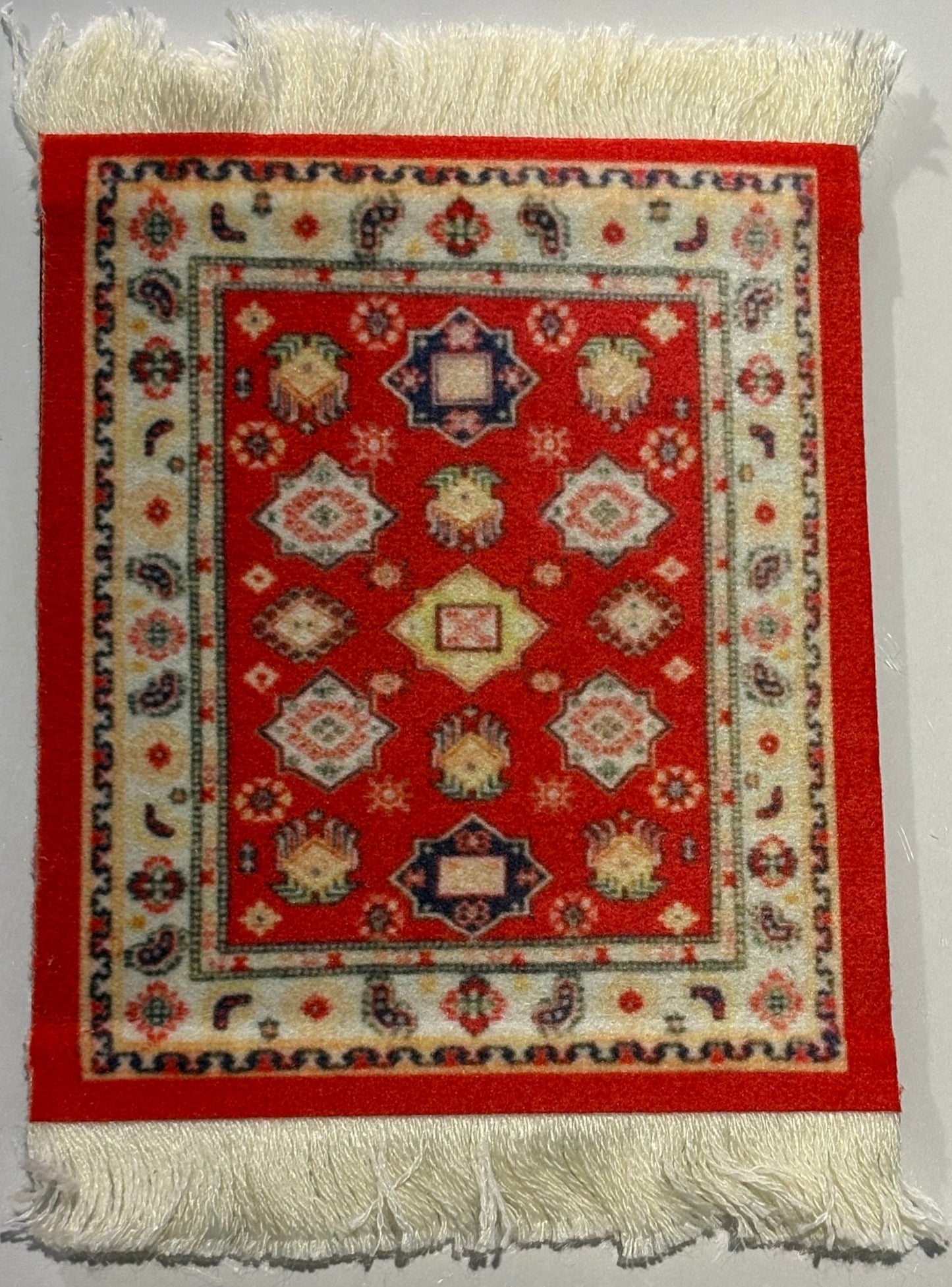 Sous-verres imitation tapis orientaux (Réduction à l'achat de plusieurs)