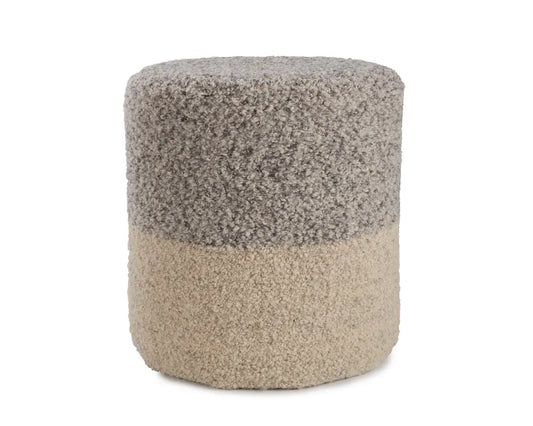 FOL-101: Wool pouf - Handmade