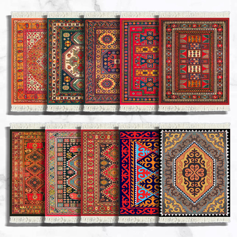 Sous-verres imitation tapis orientaux (Réduction à l'achat de plusieurs)