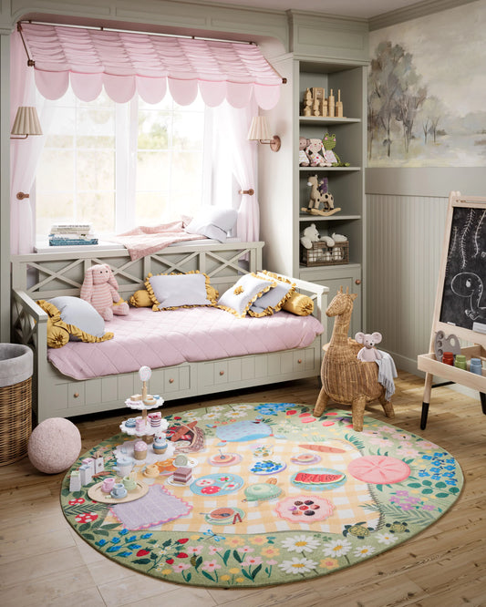 PLG-201: Soft Polyester Rug for Children