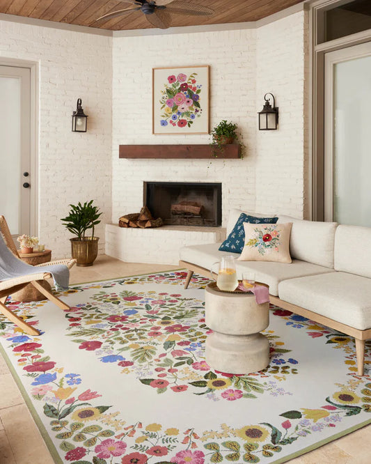 PN-101: RIFLE PAPER & CO indoor/outdoor rug